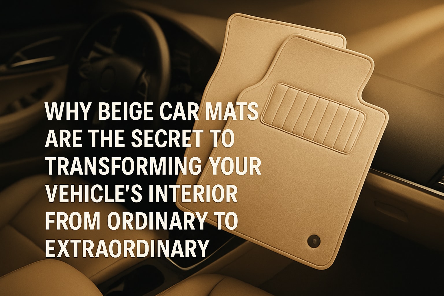 Top 8 Beige Car Mats for Stylish and Clean Interiors 2025