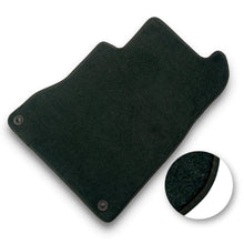 CHECKER PLATE RUBBER - Black Car Mat With Black Trim